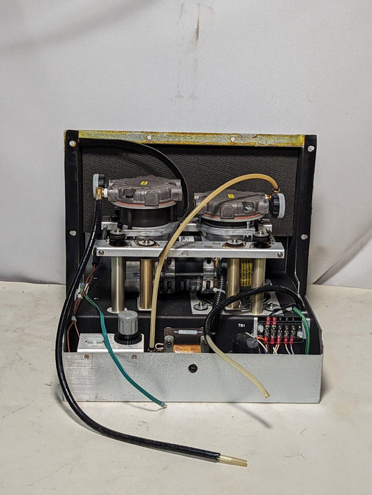 Unbranded pump base with GAST SAA-P104-HB miniature rocking piston compressor