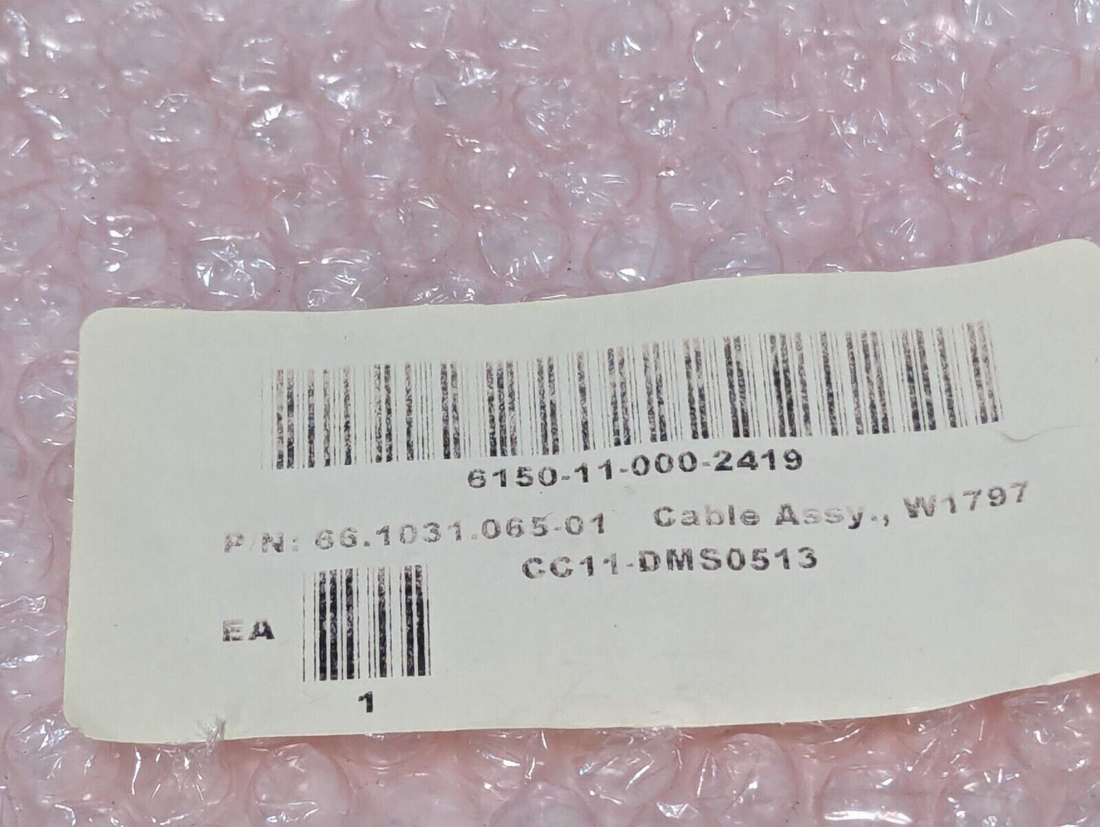 3M 6150-11-000-2419 Cable Assembly, For CLV-402, W1797, 66.1031.065-01