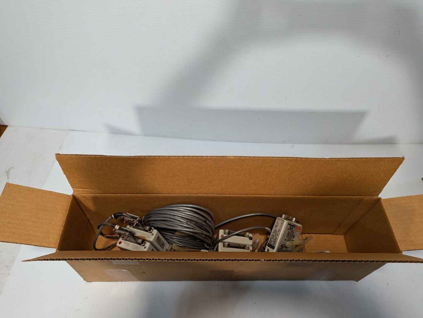 Edwards 831 Mass Flow Transducer, in set of two units: 5 SLM and 10 SCCM range
