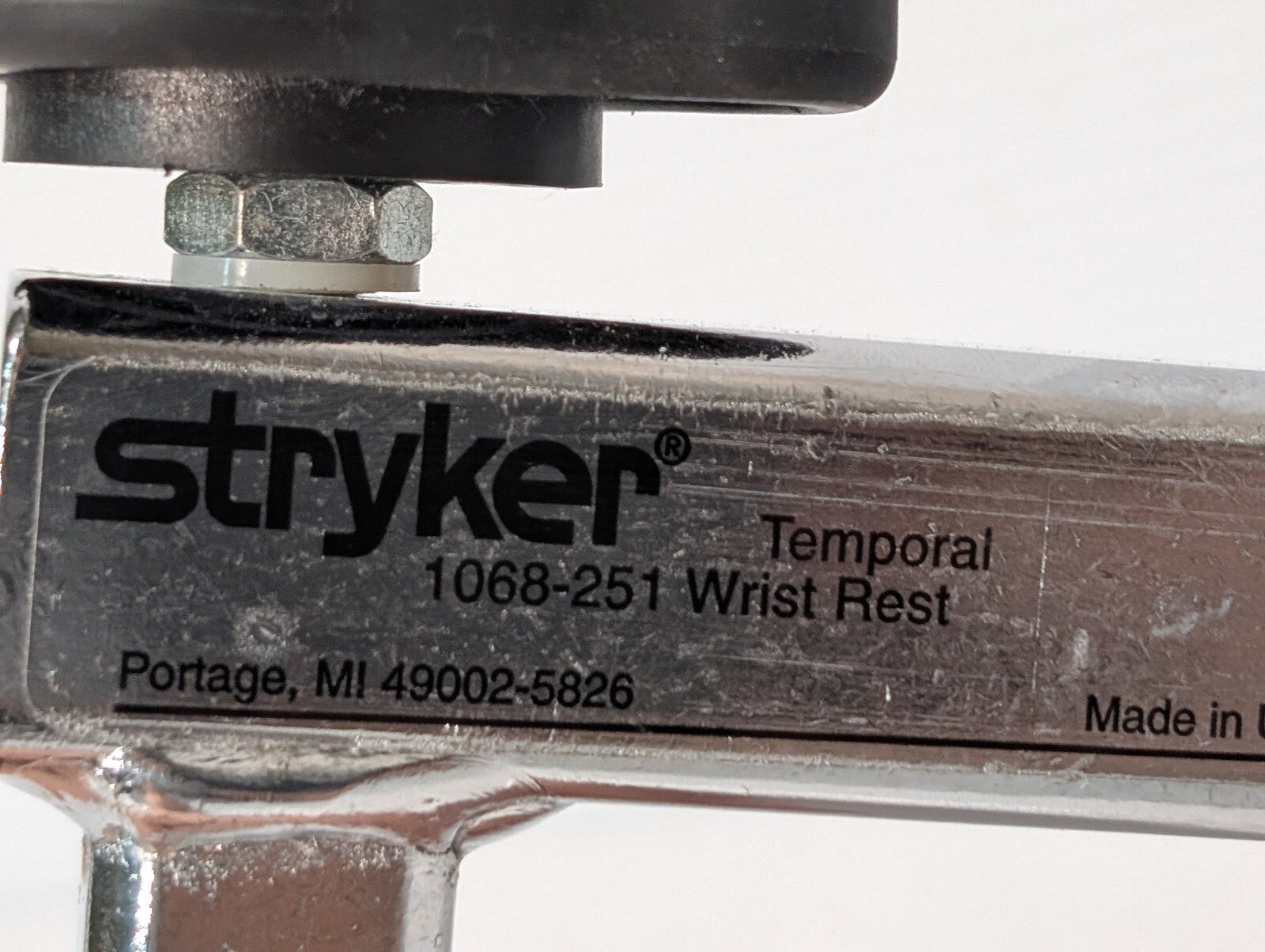 Stryker 1068-251 Wrist Rest Bed Attachment Bracket Mount Component, Made in USA