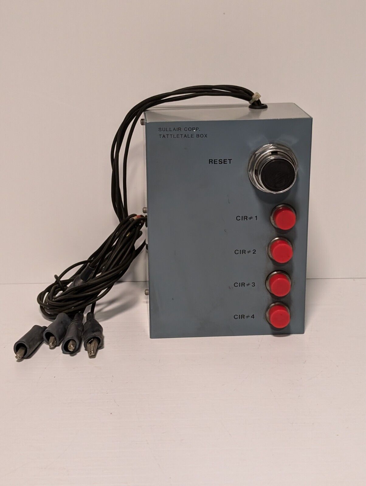 Sullair Tattletale box for Sullair compressors, 4 cir, 5 wires/alligator clips