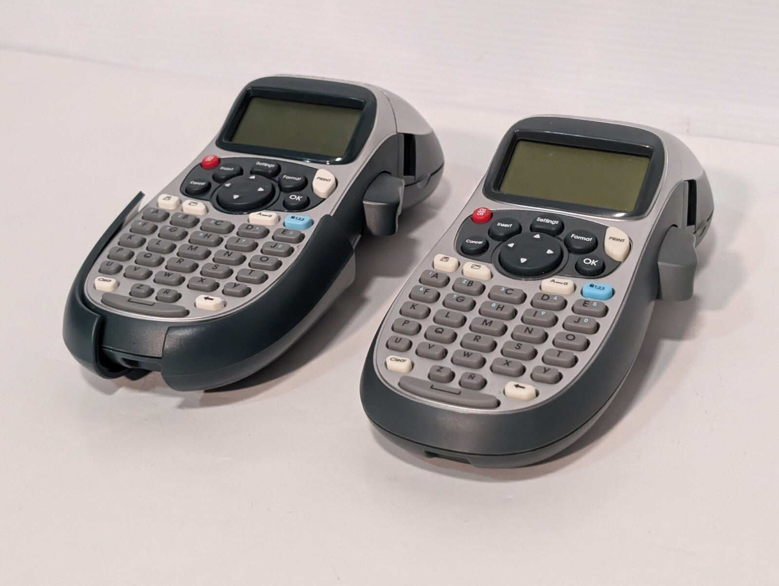 (2) Dymo LetraTag Label Maker, MPN 100H or LT-100H or 19752 UNTESTED, AS-IS