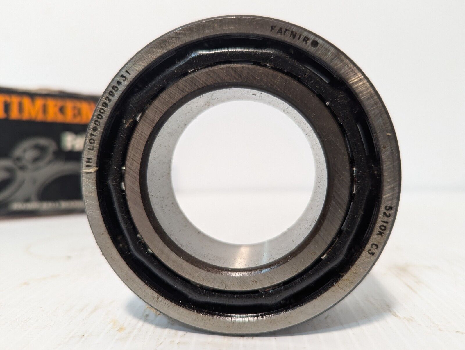 Timken 5210K C3 double row angular contact bearing, 50 mm Bore, 3.5433 in OD