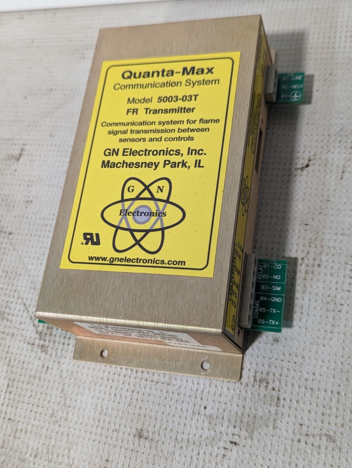 GN Electronics Quanta-Max 5003-03T FR Transmitter Communication Sys - Parts Only