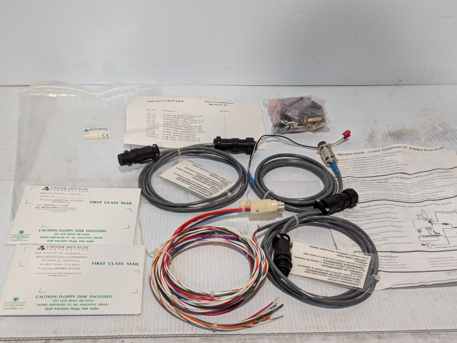 Unitek Miyachi Accessories and Cables, See Photo for PNs - Free Shipping+Returns