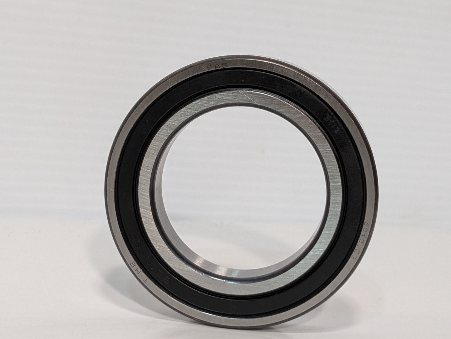 (2) FAG 6010.2RSR.C3 Rubber Sealed Ball Bearings 6010 2RSR C3