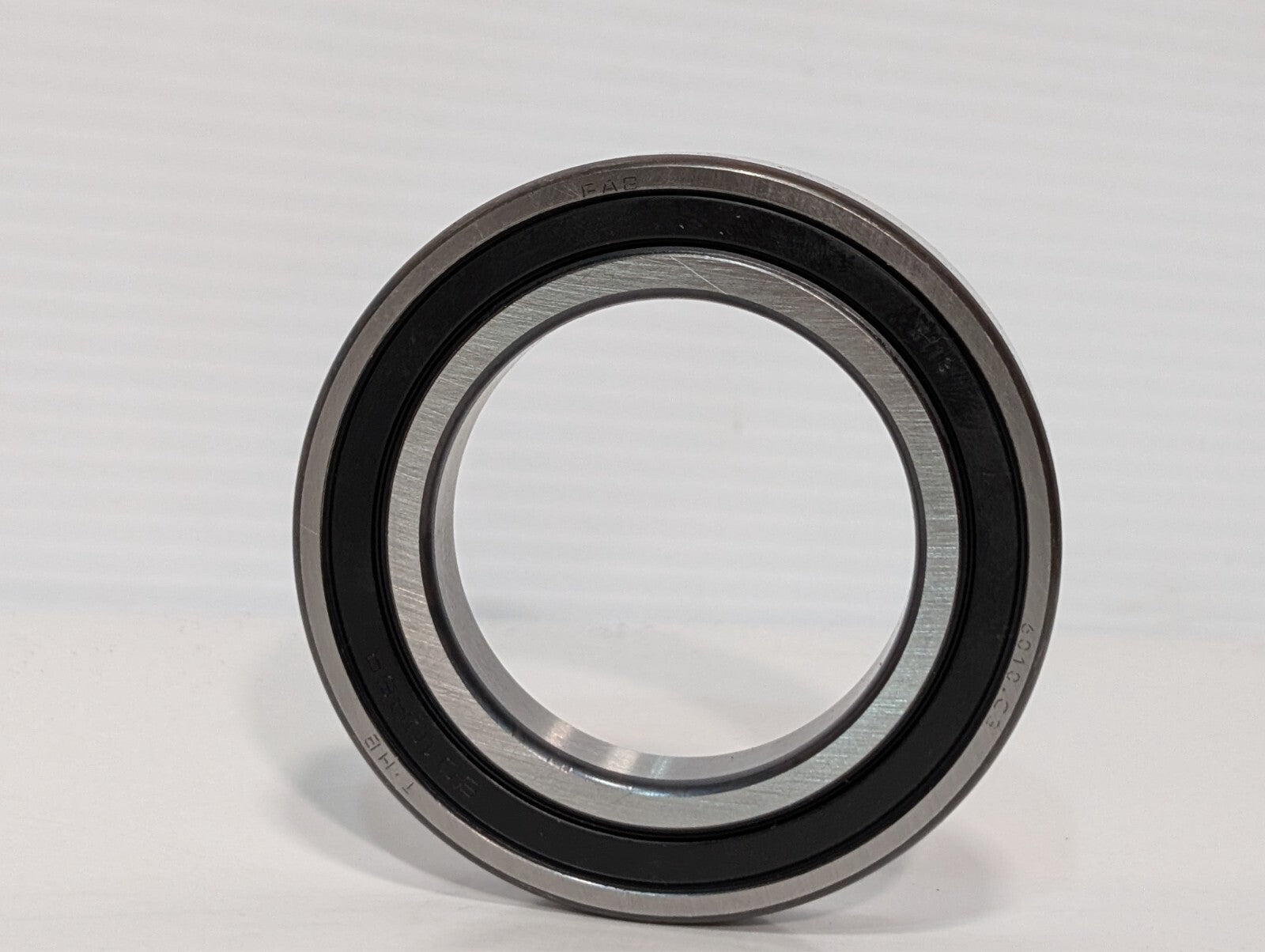 (2) FAG 6010.2RSR.C3 Rubber Sealed Ball Bearings 6010 2RSR C3