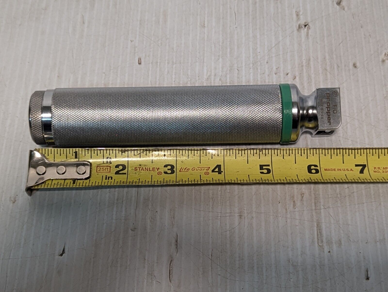 Propper F/O Laryngoscope Handle Fiber Optic, 6.5" Tall - Free Shipping 