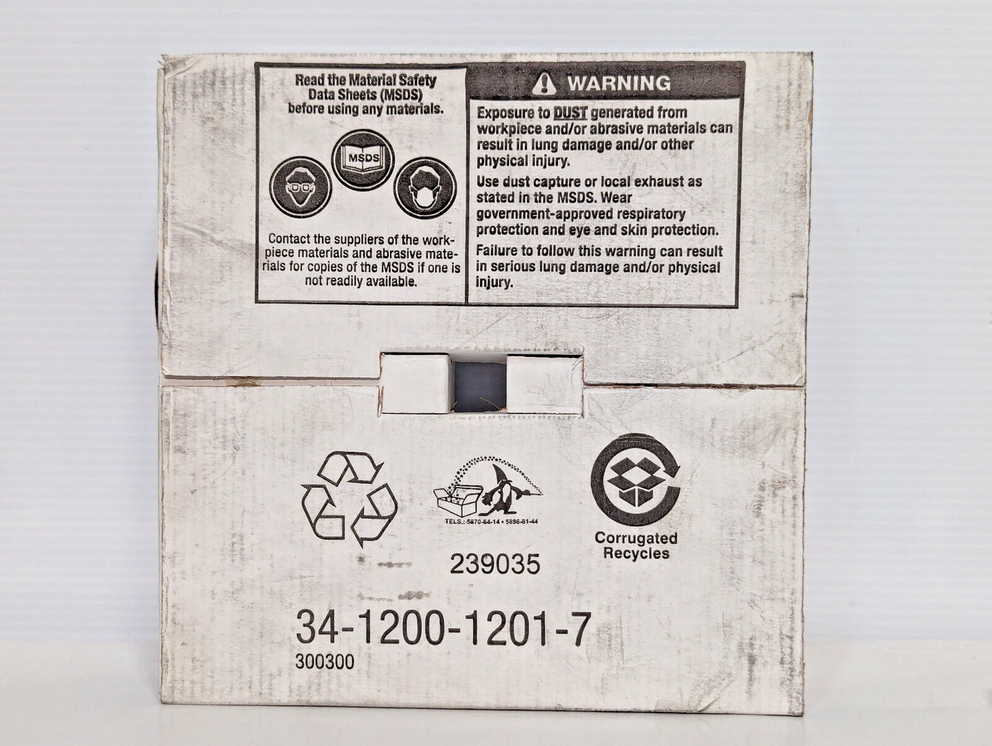 Standard Abrasives 1" x 50 Yard Handy Roll, Med P120 Grit, 66-002-0421-5, 713095