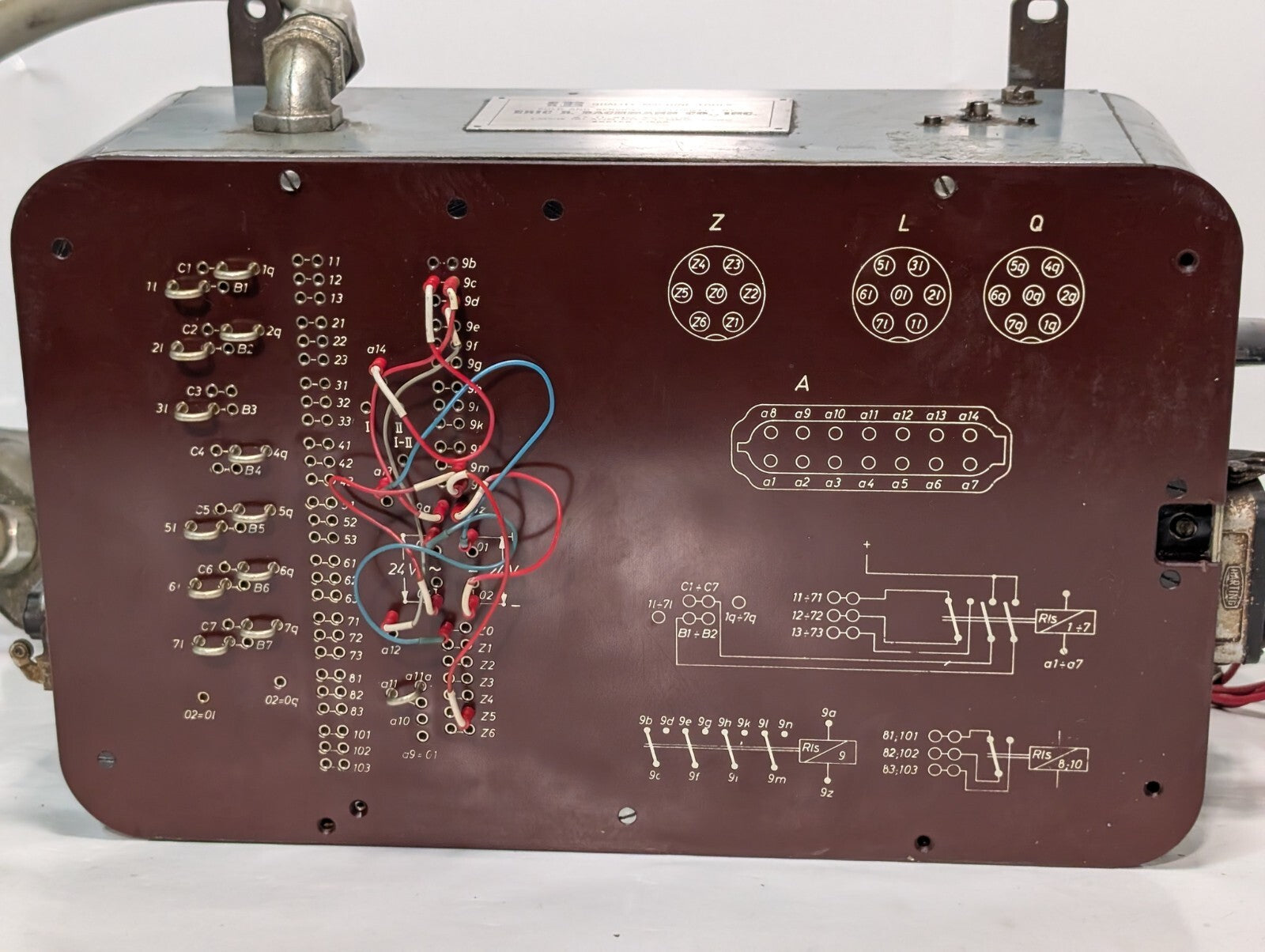 Vintage Bachmann Control Panel with Multiple Wiring Points, Excellent Prop