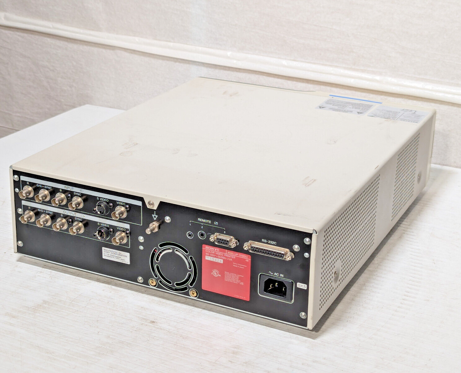 Sony UP-51MDU Medical Color Video Printer, Powers ON RS-232C Port, Made in Japan