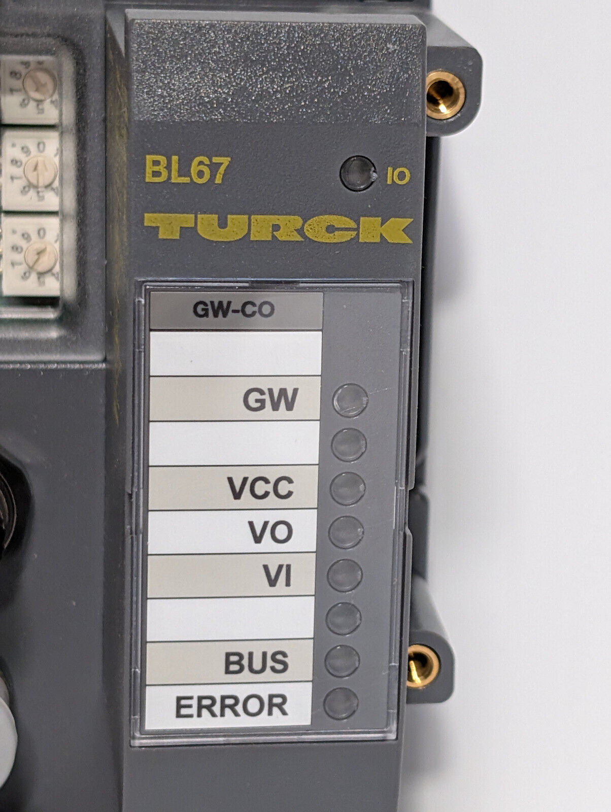 Turck BL67-GW-CO Gateway, Sensor, Switch, Communication Interface, ID# 6827200