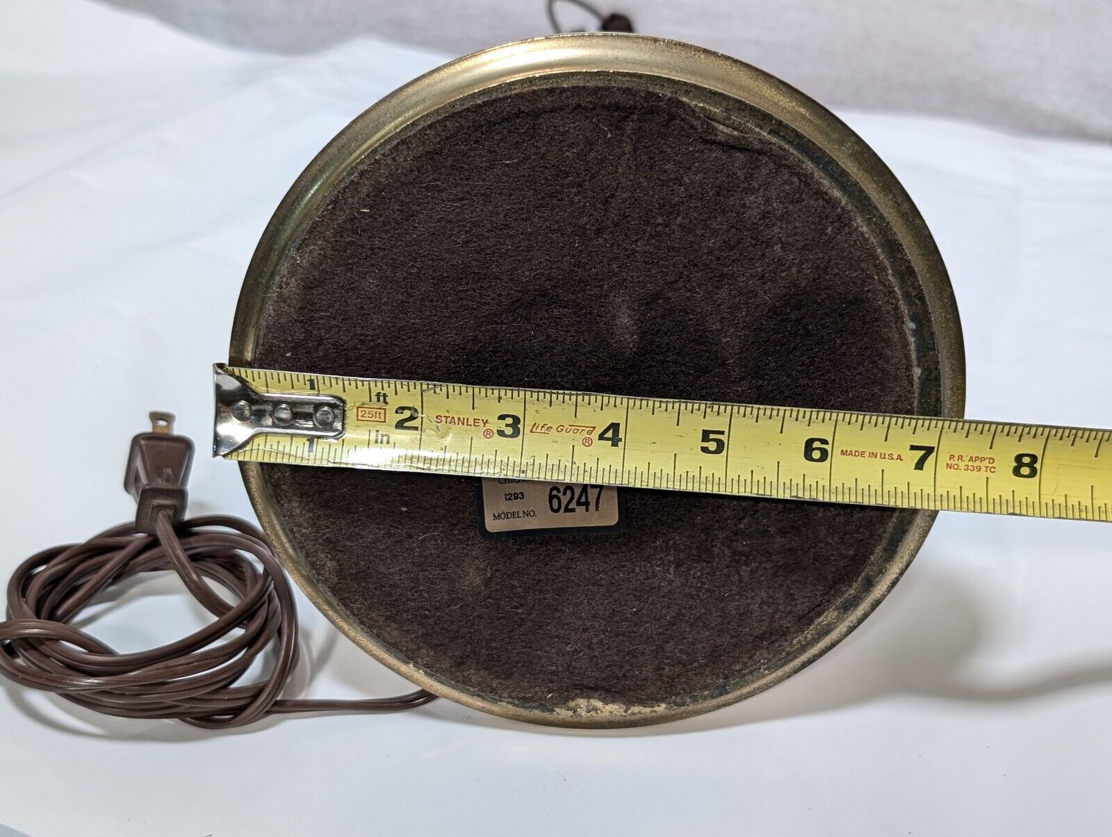 Stiffel Vintage, Brass, Table Lamp, Model 6247, 1970s, 28", Made in USA