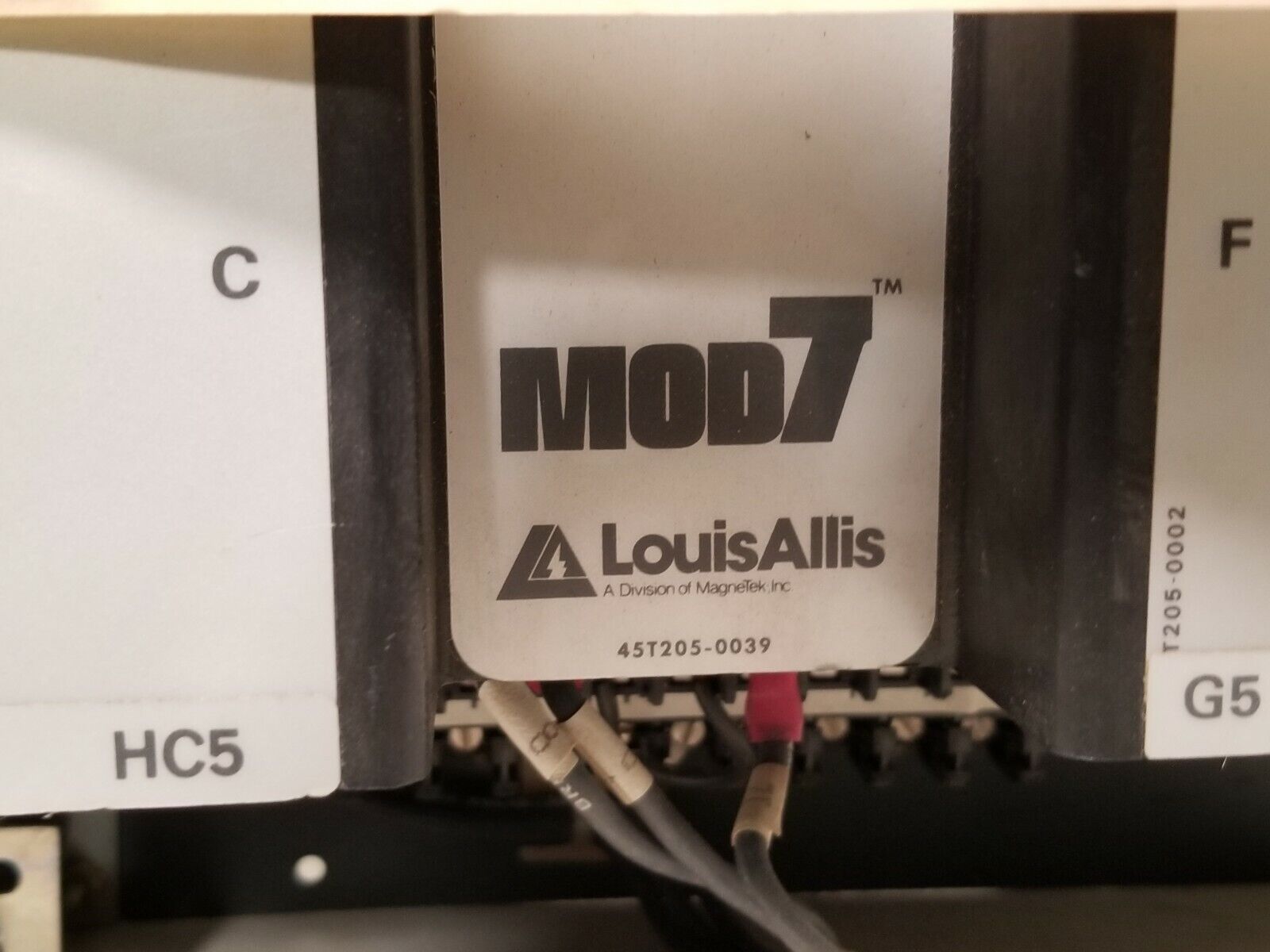 Louis Allis Mod 7 controller, type HC5, 45T205-0039