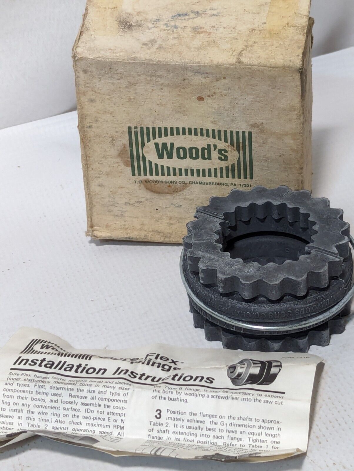 TB Woods N5 Neoprene Split Insert with Ring