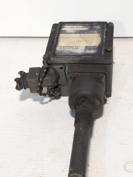 Square D 9025 Temperature Control Switch, Range: 85-145F, 190F Max - Free Ship 