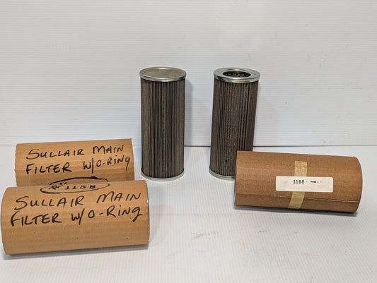 Sullair 1158 replacement oil filter without ring, Lenz 5064-100 - Free Shipping