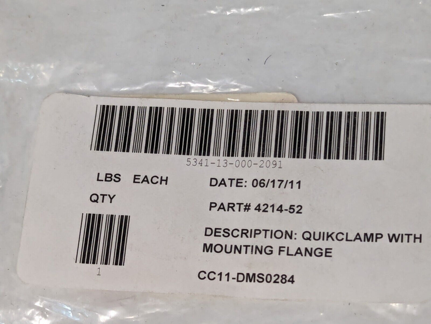 Norgren 4214-52 Quick Clamp With Mounting Flange - Free Shipping