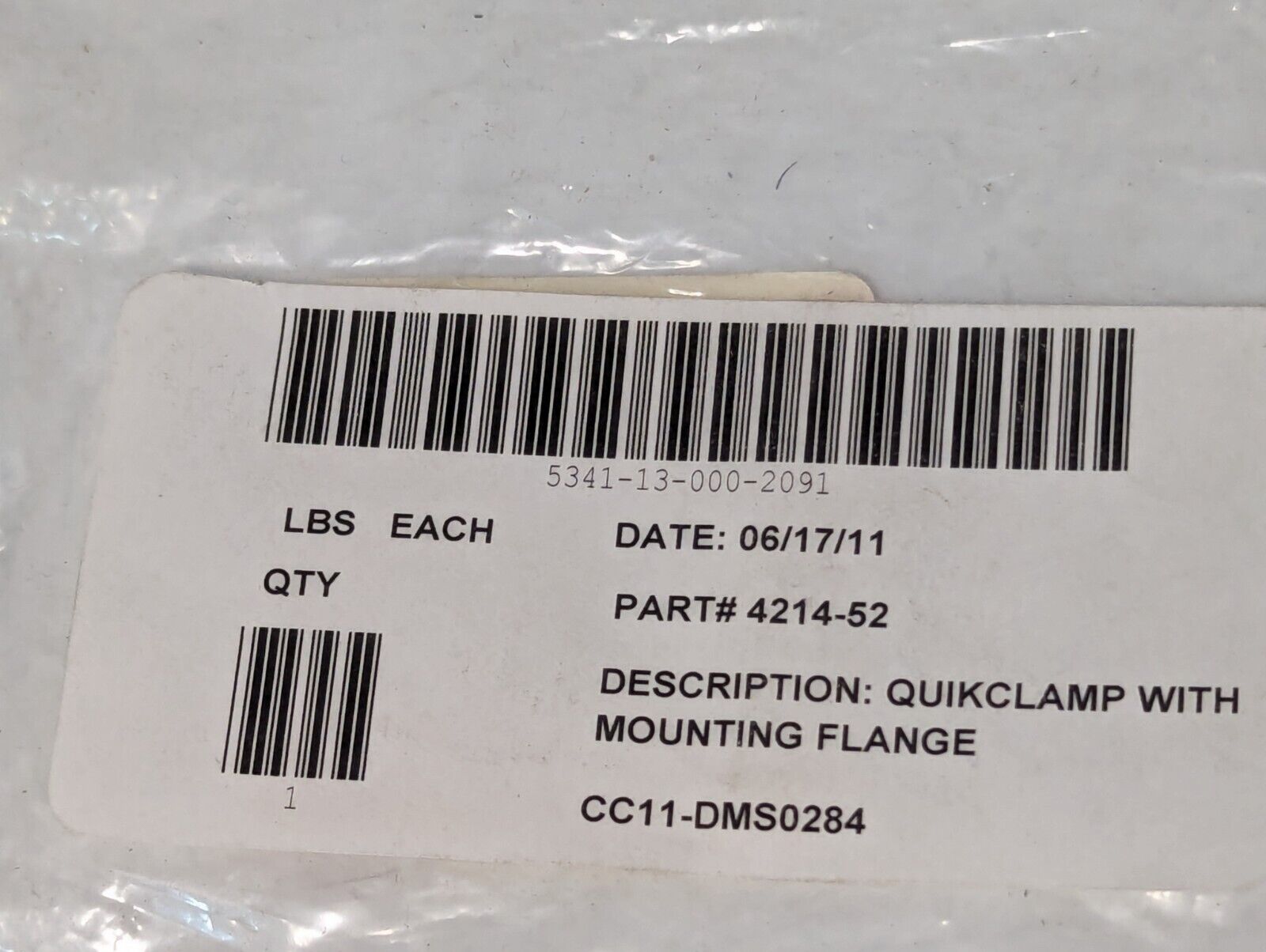 Norgren 4214-52 Quick Clamp With Mounting Flange - Free Shipping