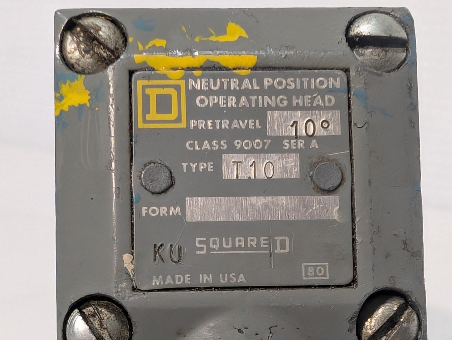 Square D Class 9007 C54KC Ser. A Limit Switch 9007C54KC