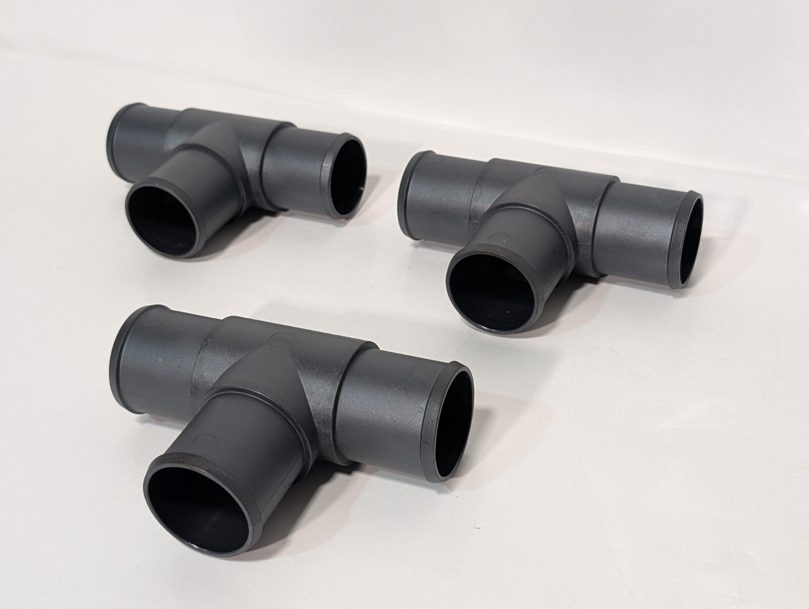 [3] Three Way PVC Tee Connectors 2"