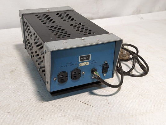 Sola 63-13-125 constant voltage transformer, harmonic neutralized type CVS