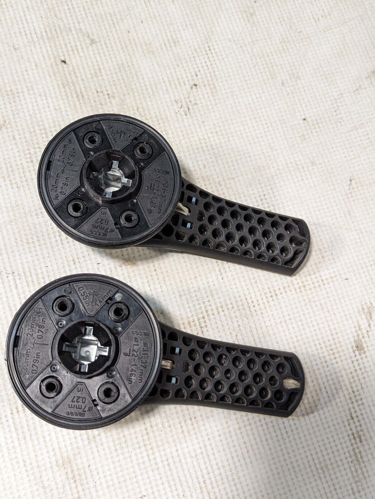 Lot of 2 switch handles from Eaton electrical boxes