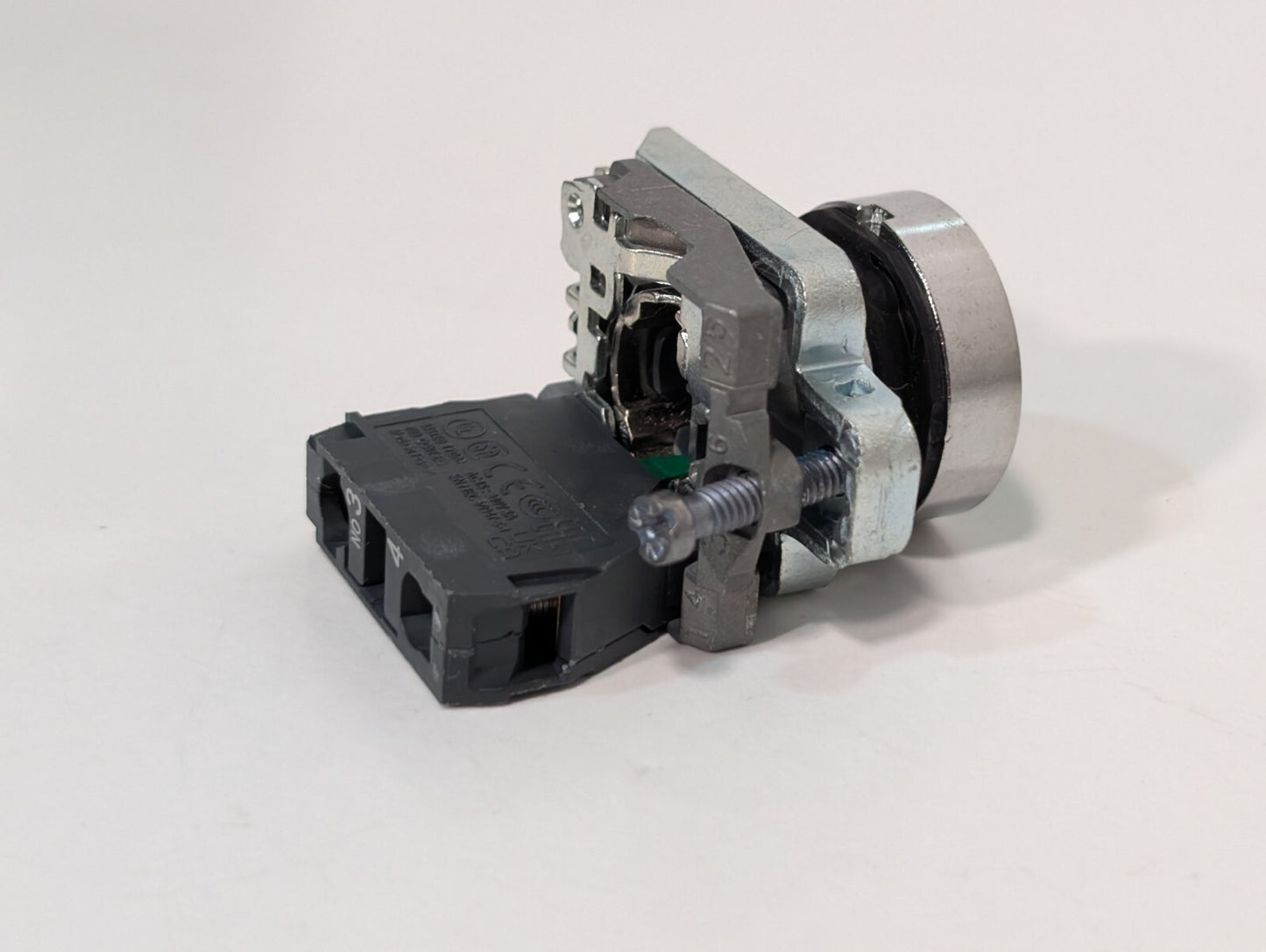 [6] Schneider Electric ZBE-101 Auxiliary Contact Block w/ Pushbutton Switch