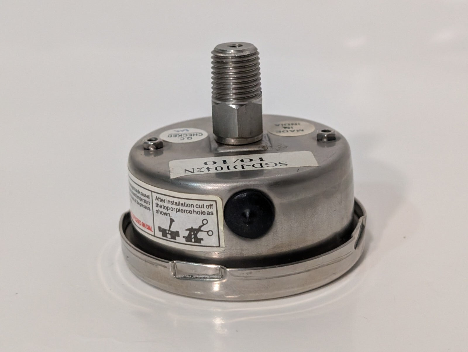 3) Dwyer SGD-D1042N 2.5" Stainless Steel Industrial Pressure Gage 500PSI 3500kPa