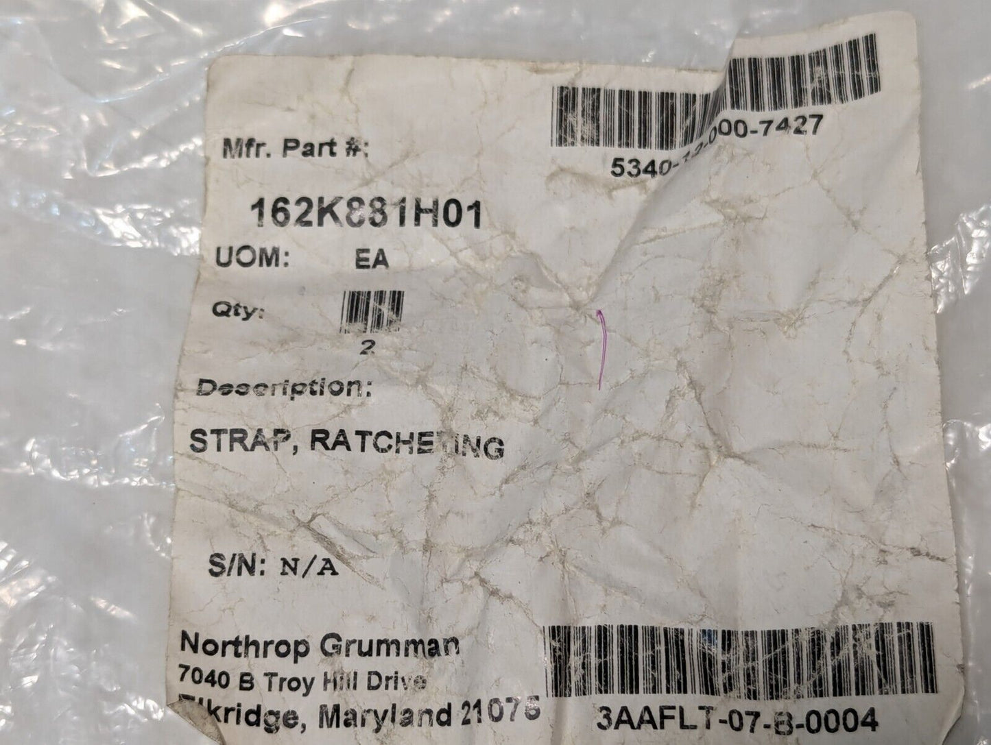 Toico Strap Ratcheting 162K881H01 - Free Shipping