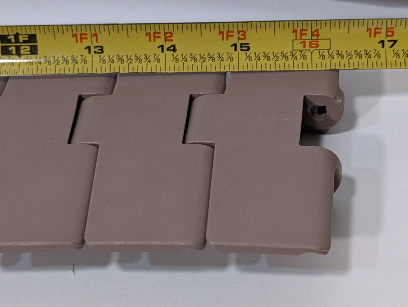 (3) Marbett Rexnord 880TK450 4-1/2" Brown HP Table Top Chain RH450, 48" 16" 28"