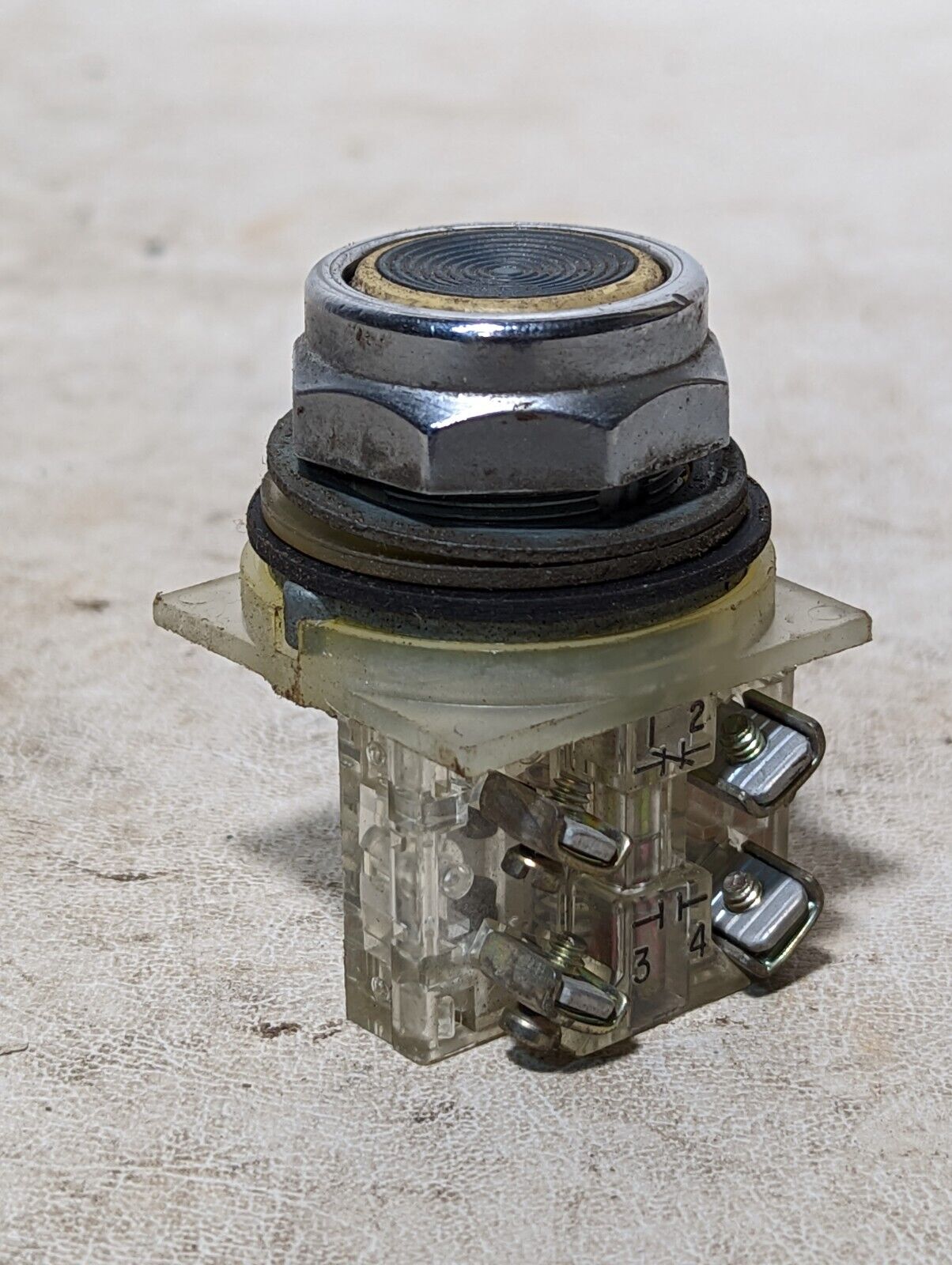 Square D 9001 KA-1 Fingersafe Contact Block Series G, blue