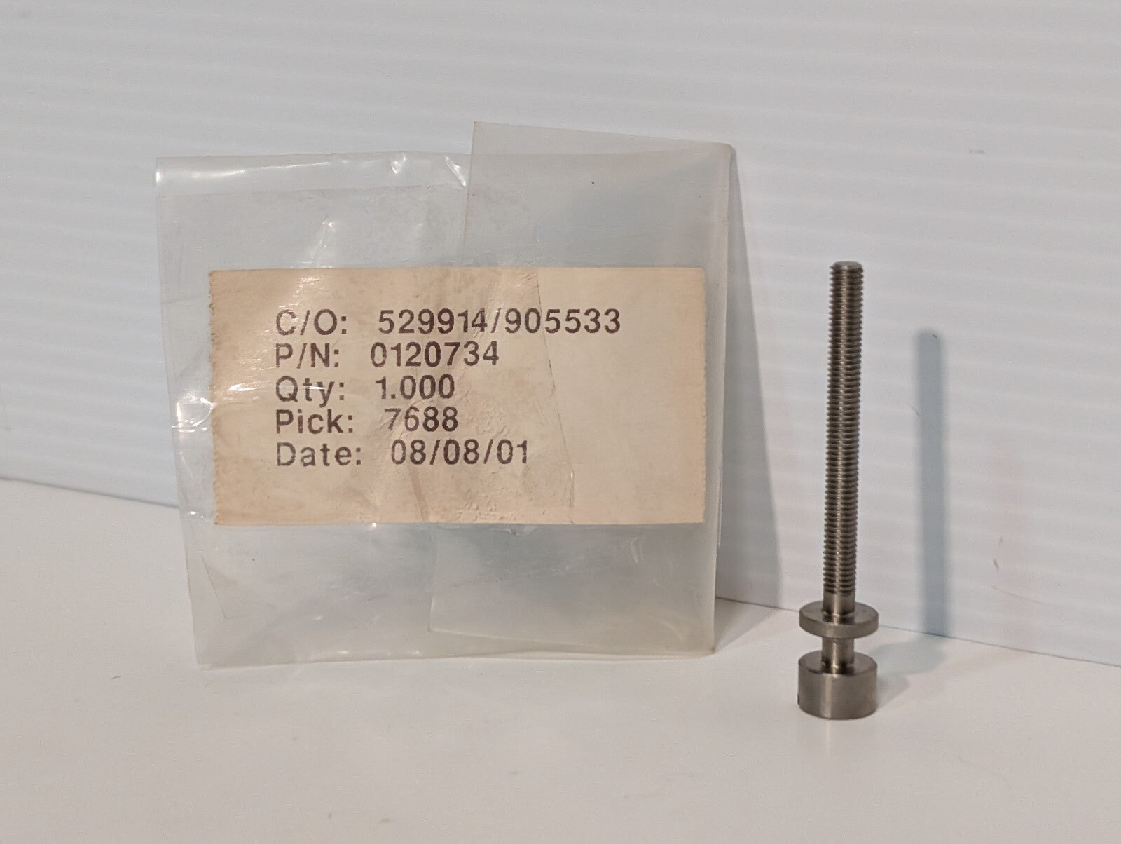 0120734 Special Fitting Adjusting Flathead Screw Assembly Hardware