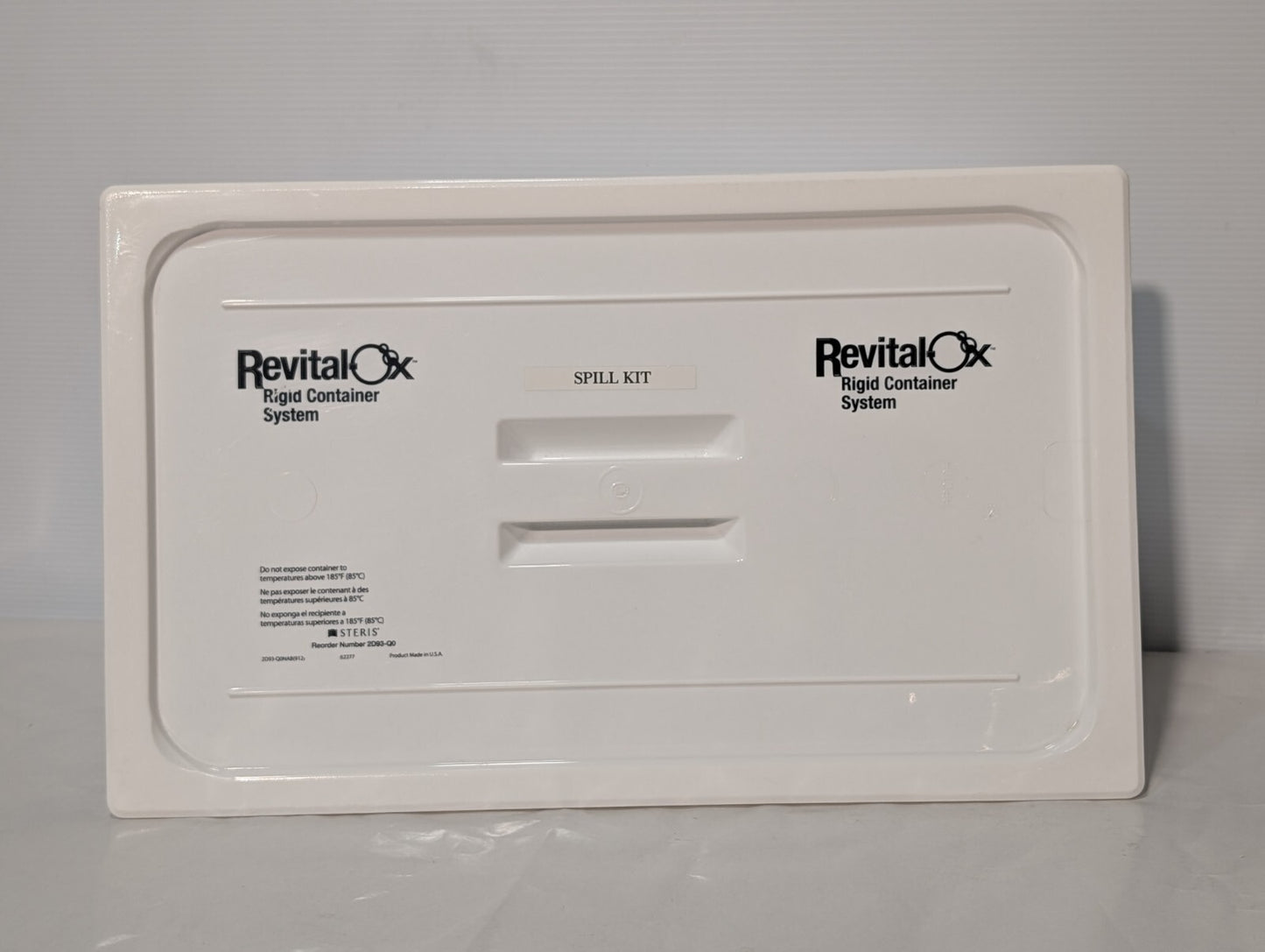 Steris 2D93Q0 Revital-Ox Rigid Container System, w\ Clean-up Kit, 6" x 13" x 21"