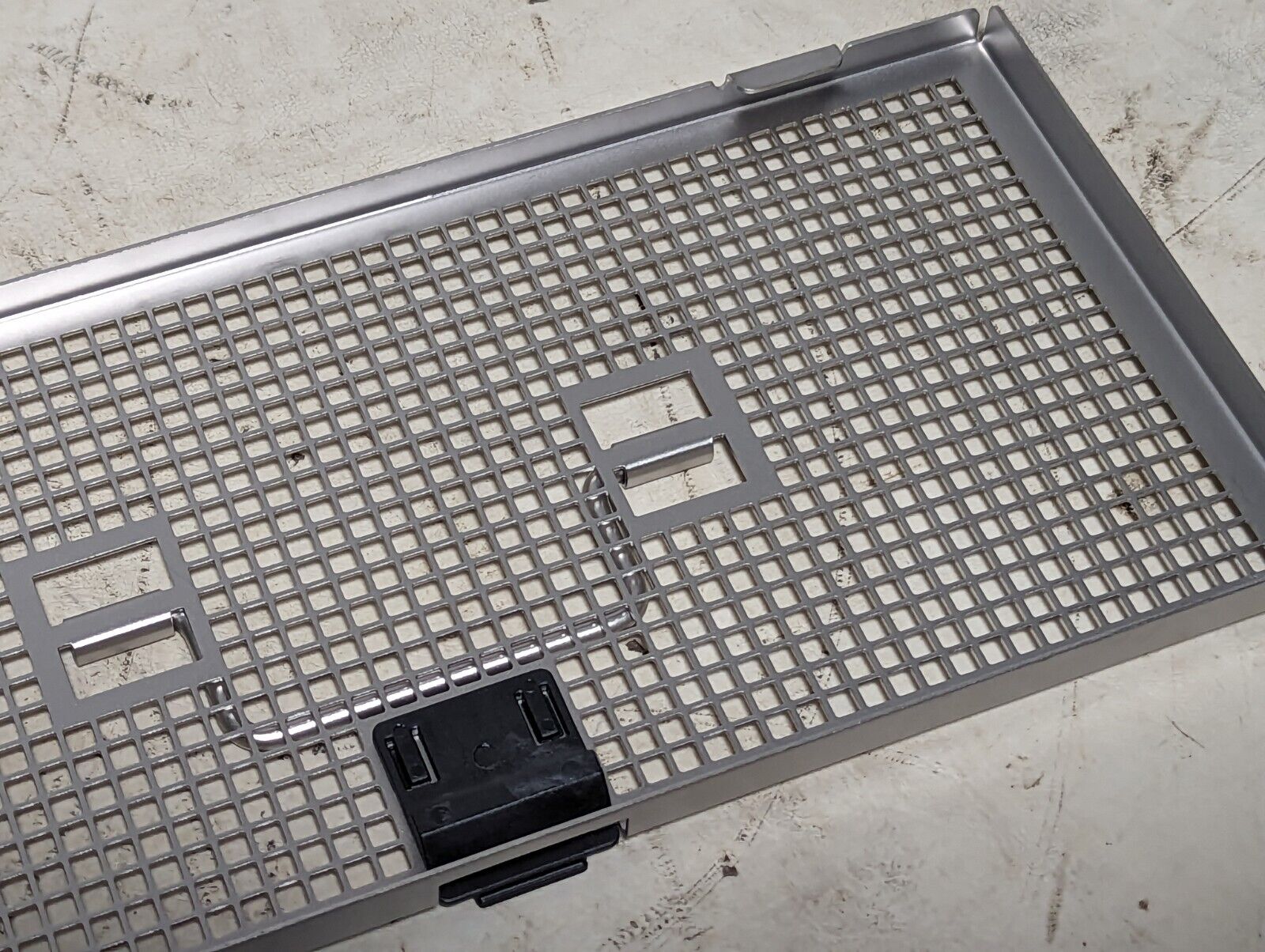 Aesculap JF159R mini-size perforated SterilContainer lid, 10.5"x5"x1"