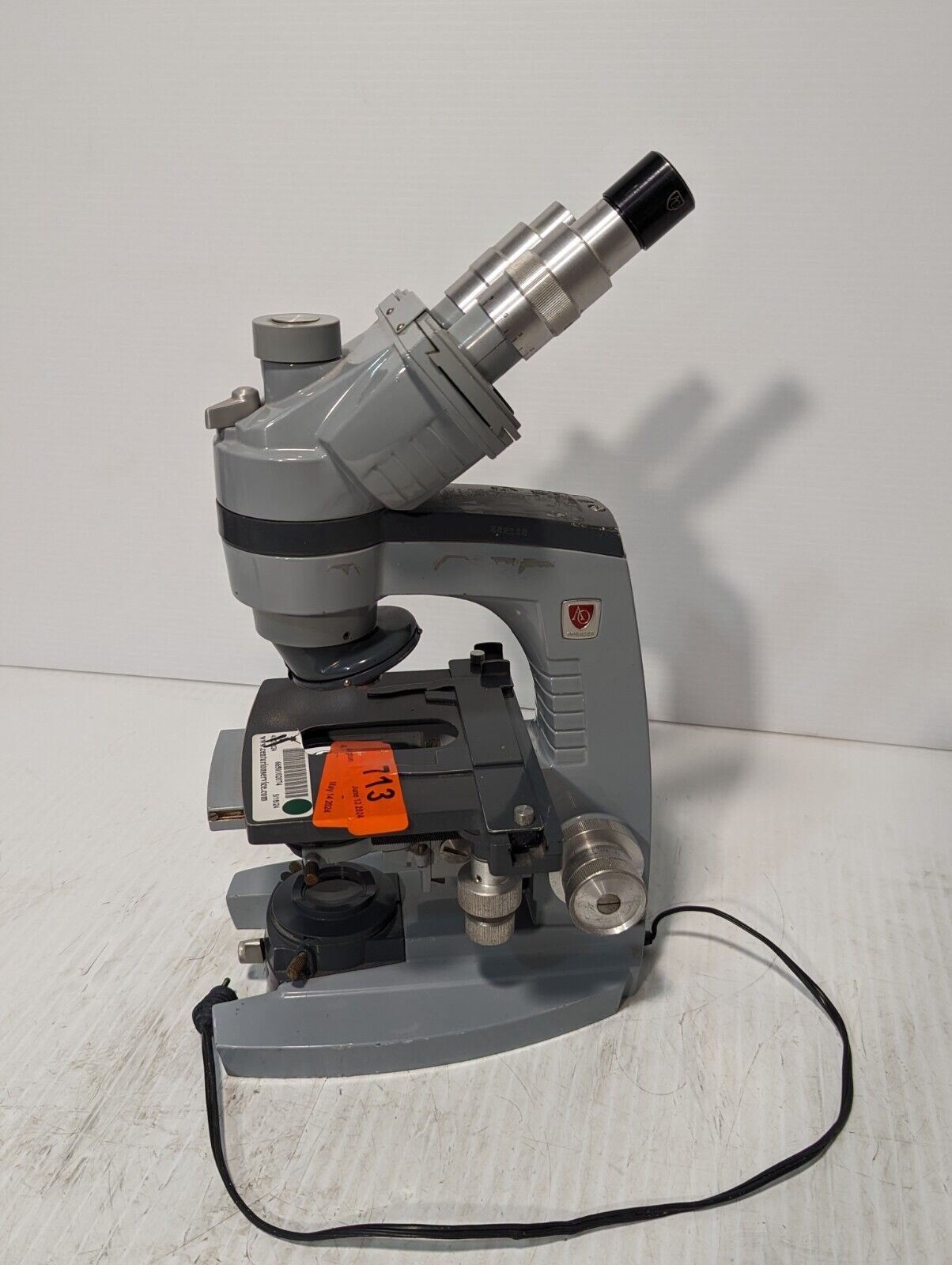 American Optical 1036A AO Spencer Microscope Illuminator w/ 1051 Transformer