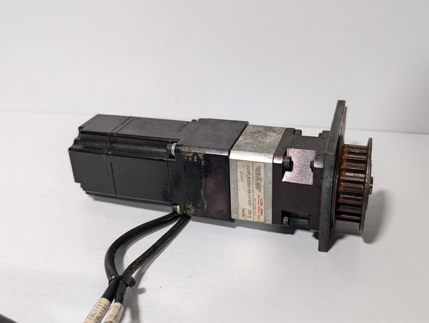 Yaskawa SGMAH-02BAF41 servo motor with SGDH-02BE servopack, CGI 023PLX0280-XX-01