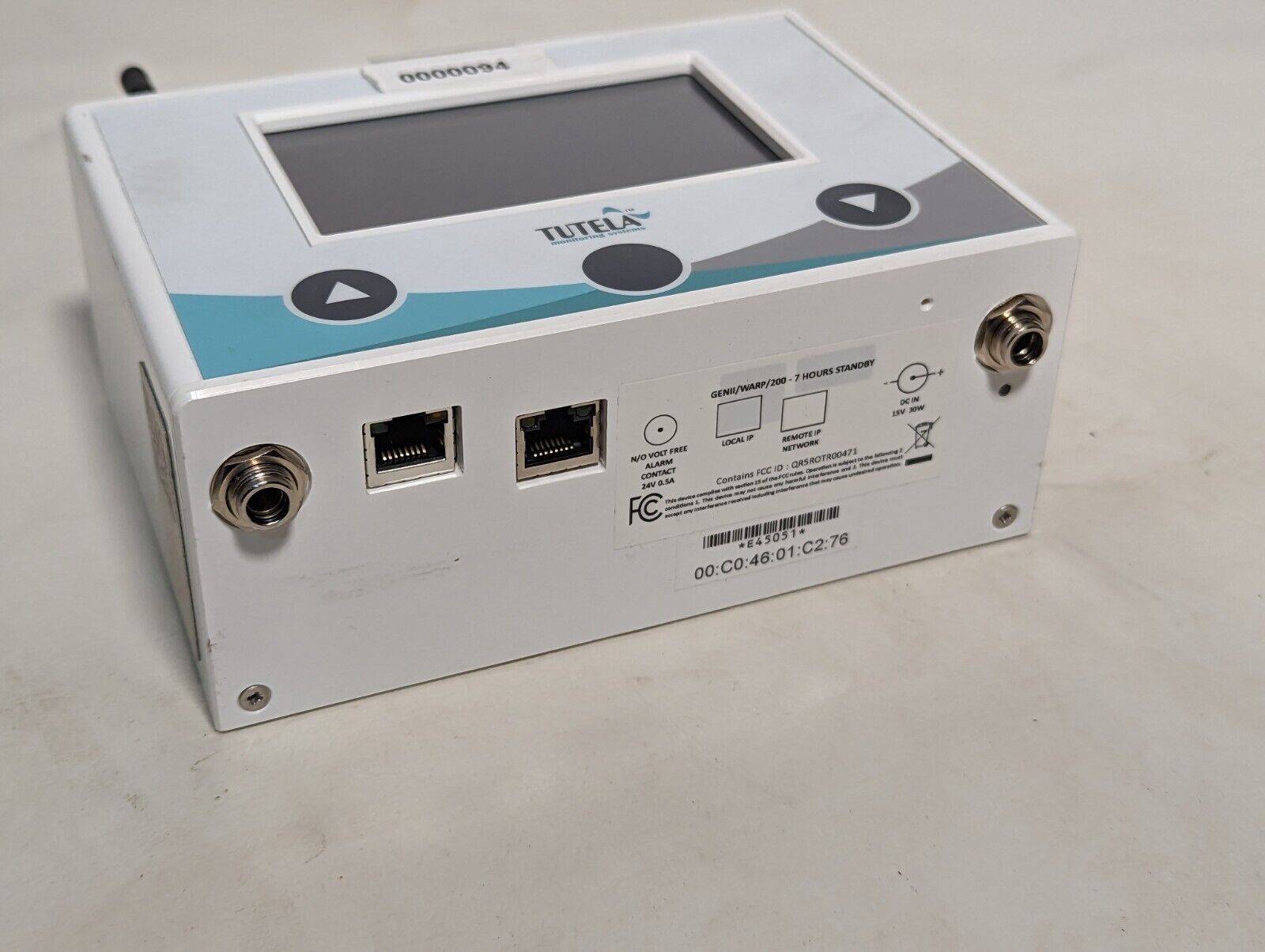 Tutela Genii/Warp/200 wireless temperature monitoring system