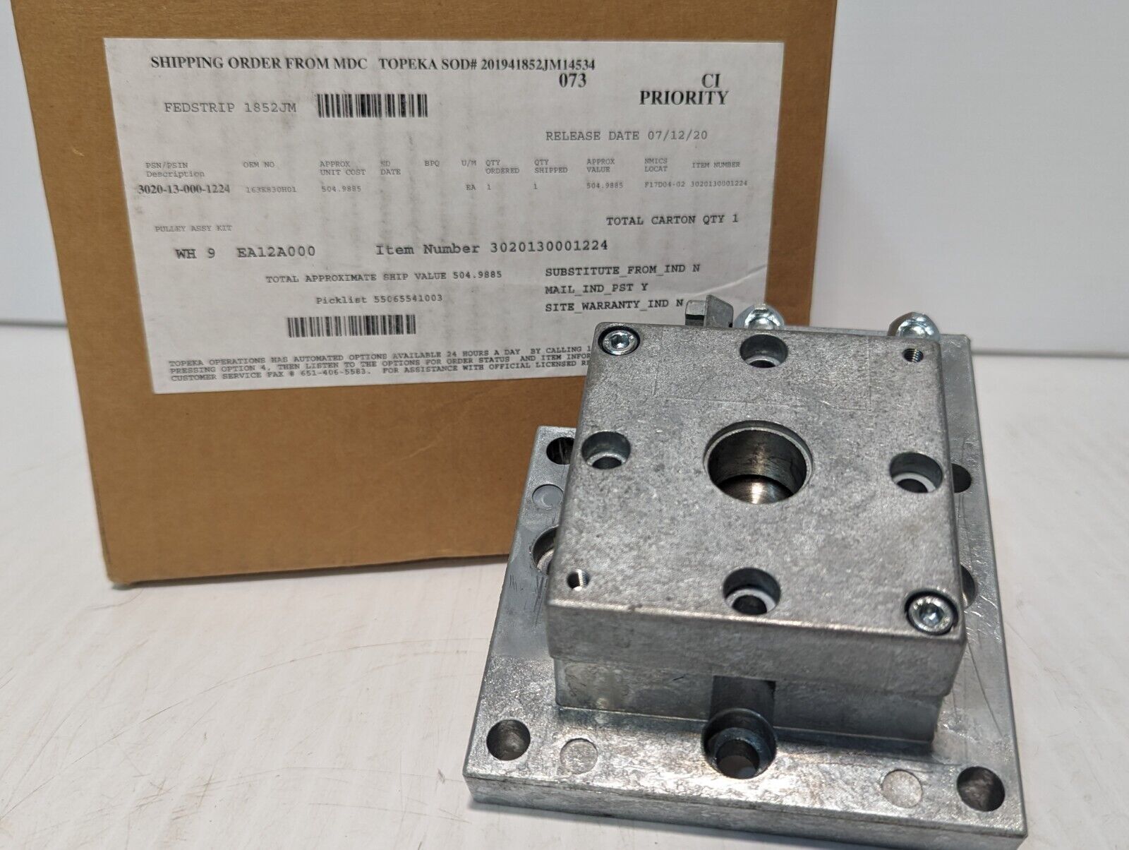 NEW Macron PAS-11237400 Drive Pulley Assembly - Free Shipping