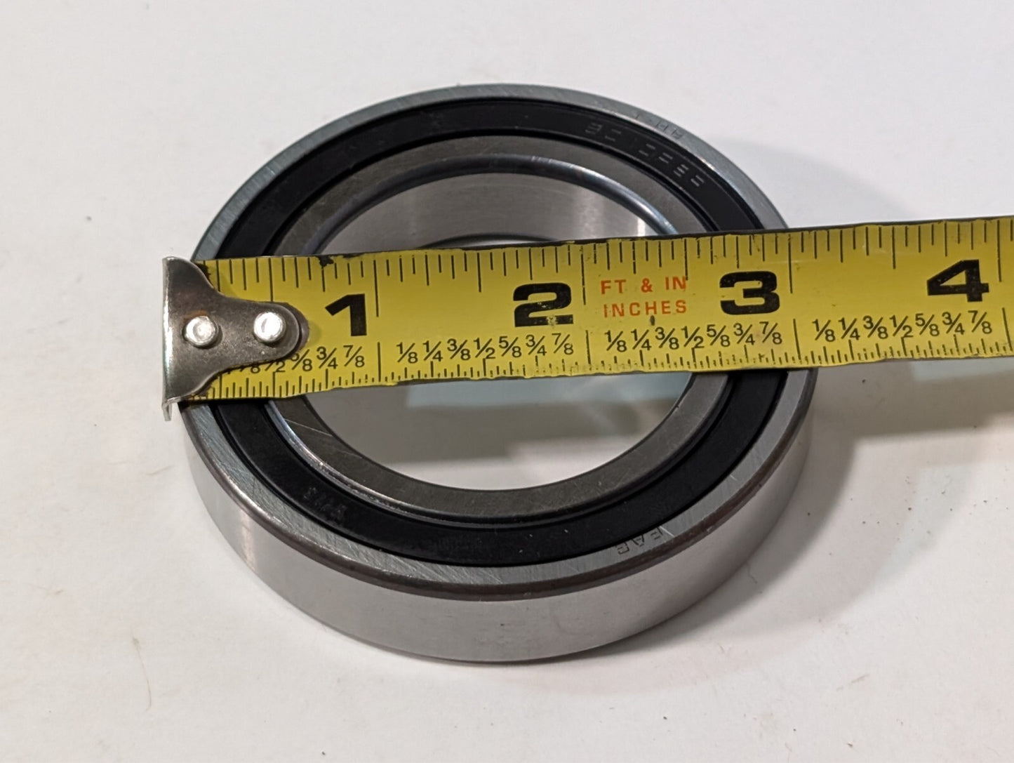 (2) FAG 6010.2RSR.C3 Rubber Sealed Ball Bearings 6010 2RSR C3