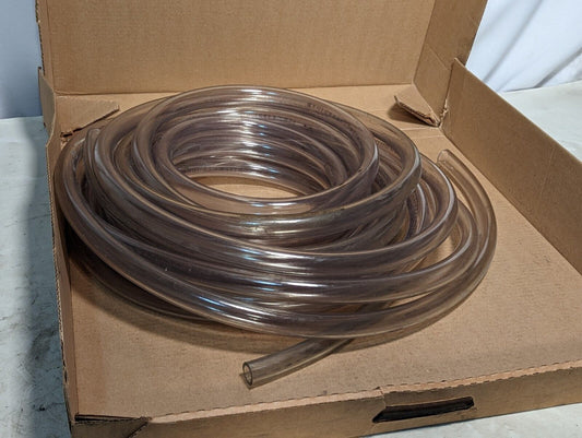 ABH02053-MC flexible PVC tubing, 3/4 in ID, 1 in OD, 1/8 in wall, length as pict