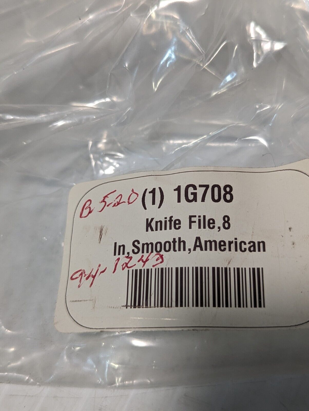 Set of 3 1G708 Band Saw Blades, Knife File, Smooth - Free Shipping