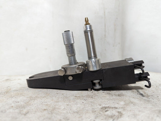 Starrett no. 463 micrometer head on apparatus