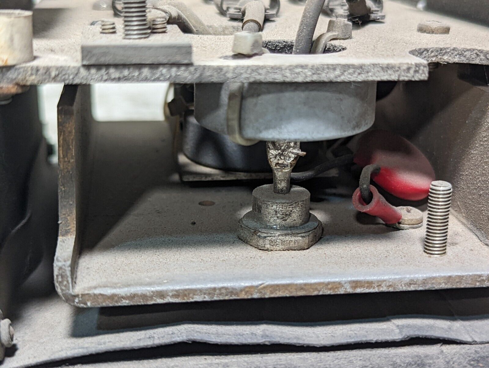 Reliance Electric 801463R rectifier stack, no cover, very dusty