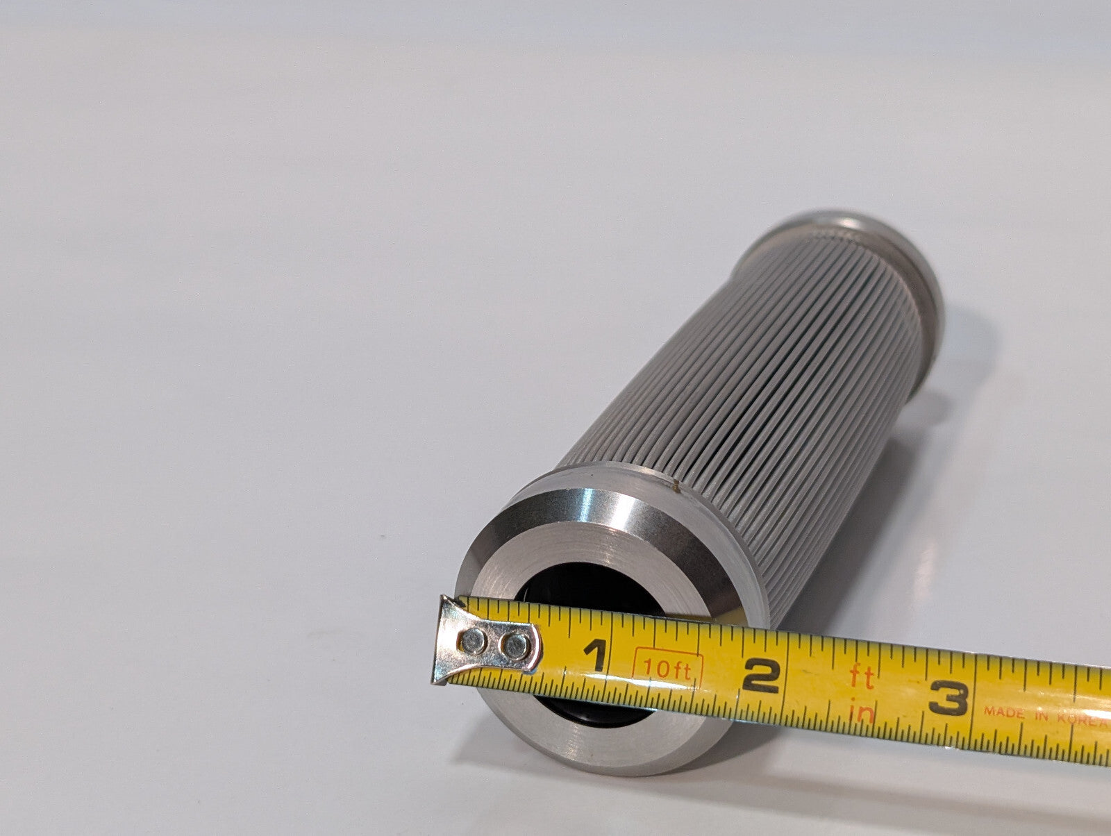 536G-10AN Stainless Steel Inline Filter, 6.5" Length
