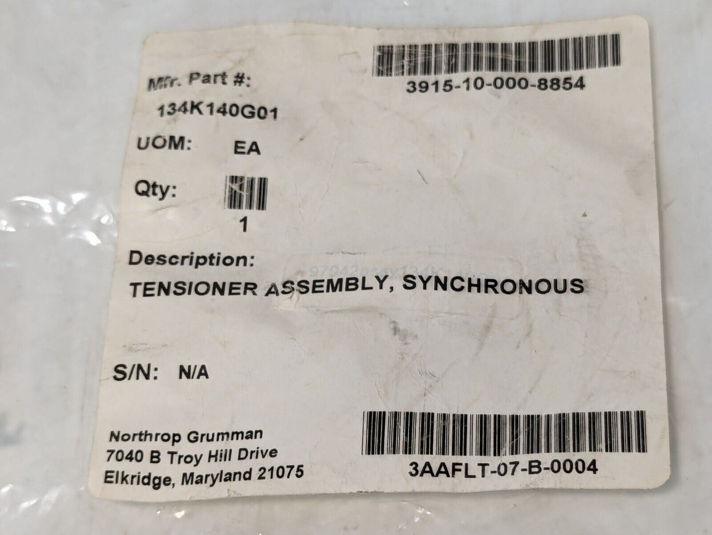 Unbranded 134K140G01 Synchronous Tensioner Assembly With Arm - Free Shipping
