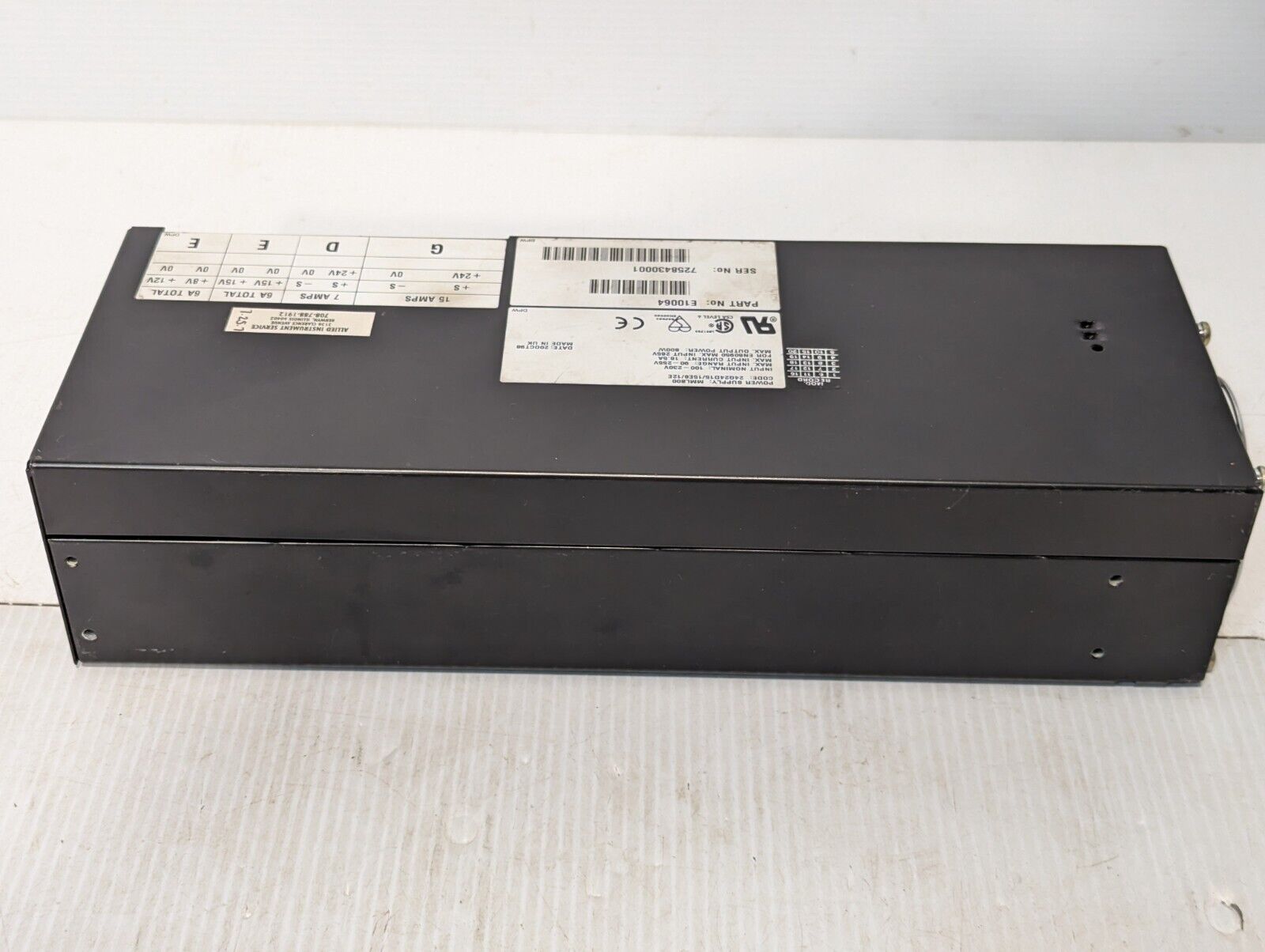 Omega 800PFC Coutant Lambda MML800 Power Supply MPM Printer - Free Ship+Returns