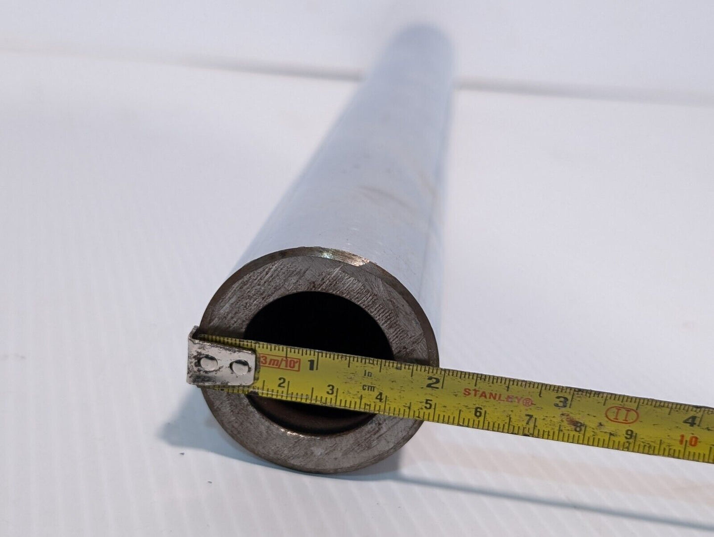 Stainless Steel Tube, 19.75"L x 2"OD x 1.25"ID, 3/8" Thickness - Free Shipping