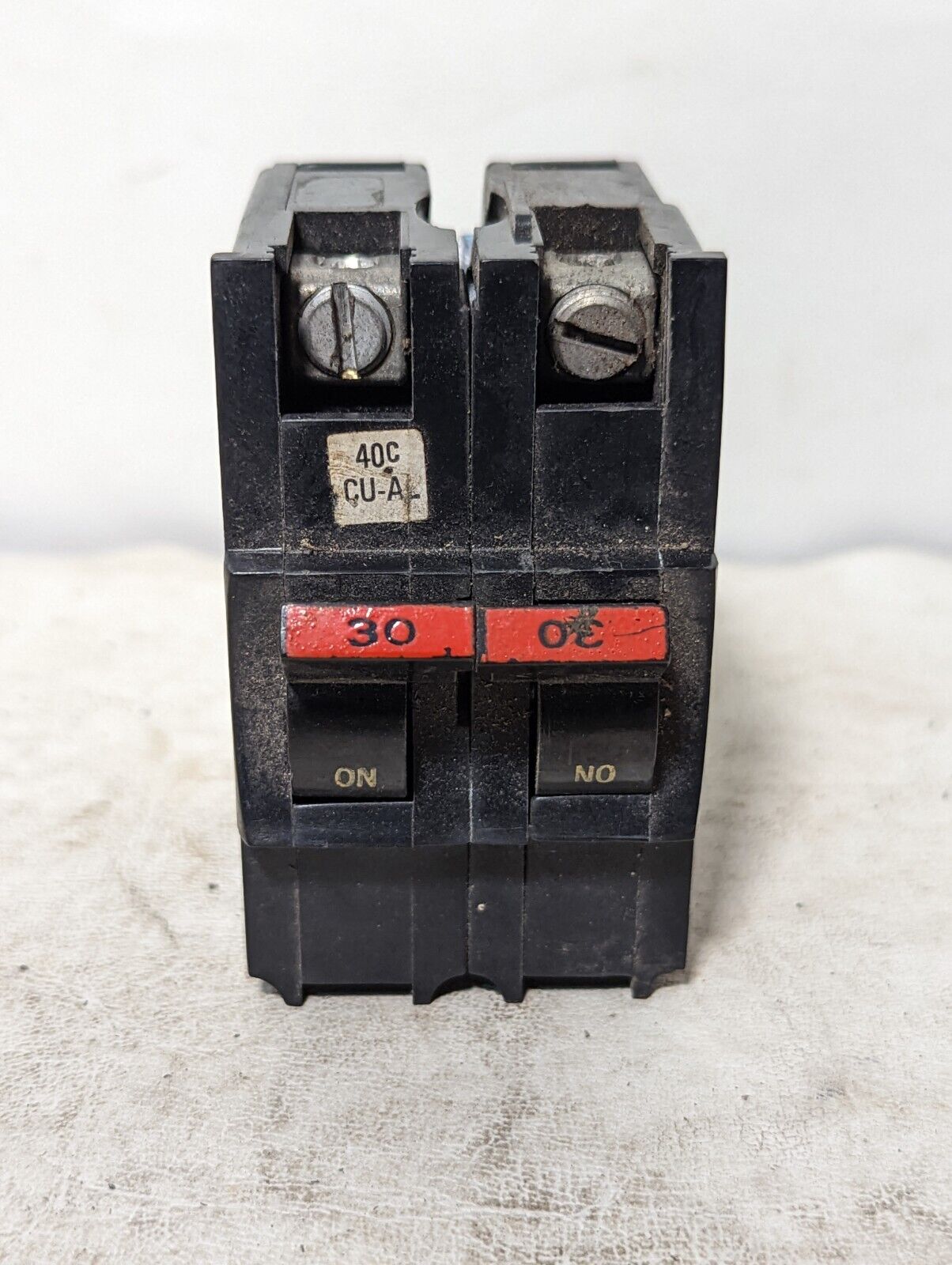 Federal Pacific NA230 circuit breaker, 30A, 120/240VAC, 2 poles