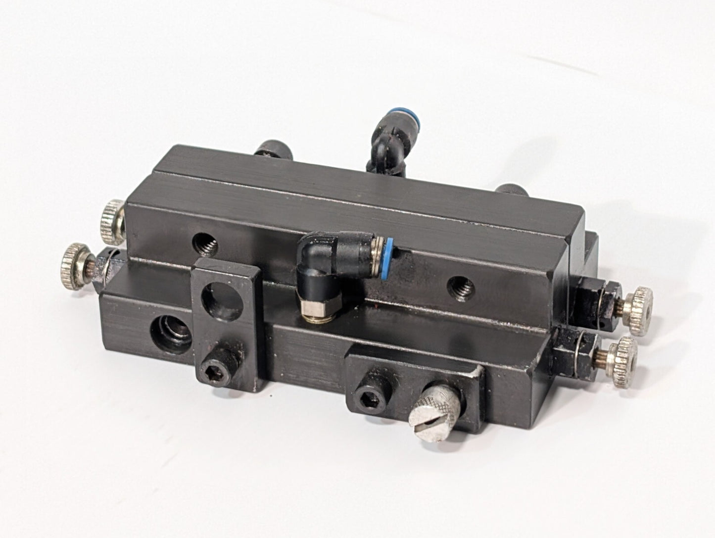 Solenoid Manifold Valve, 6.5", unlabeled and no markings